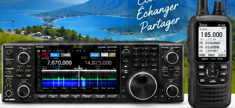 Gamme ICOM Radioamateur : émetteur-récepteur HF et portatif