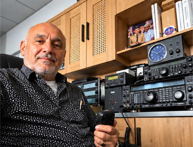 Rabah Driouche, votre interlocuteur RTEOI dans son environnement radio